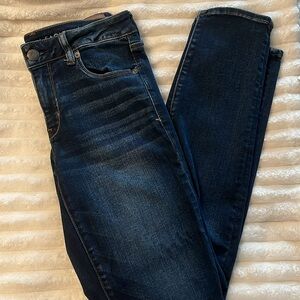 American Eagle “Next Level Stretch” Dark Blue Skinny Denim Jeans